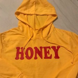 Honey cropped hoodie